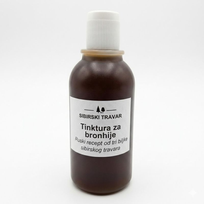 ​Tinktura za bronhije 100 ml (Настойка для здоровья легких)