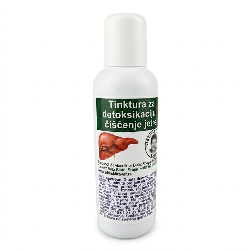 ​Tinktura za detoksikaciju i čišćenje jetre 100 ml ( Настойка для чистки печени)