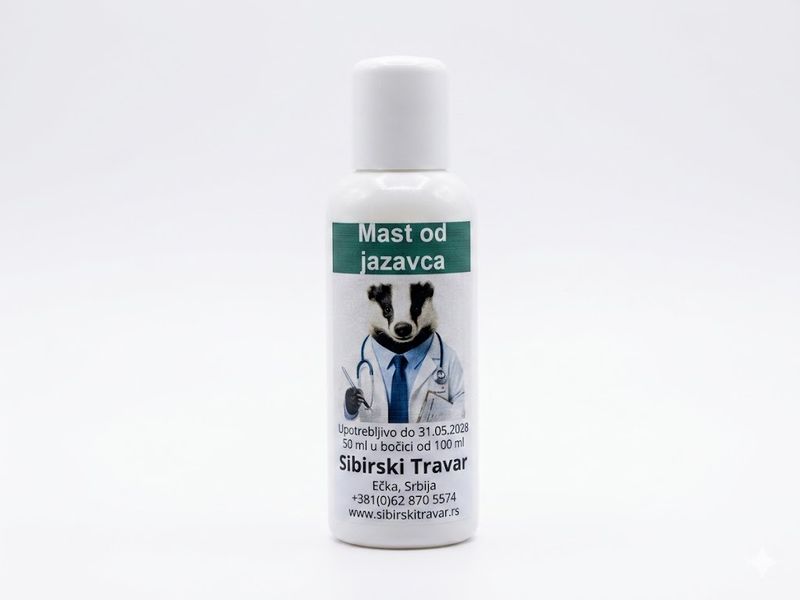 Mast od JAZAVCA 100% od 100 ml (Барсучий жир)