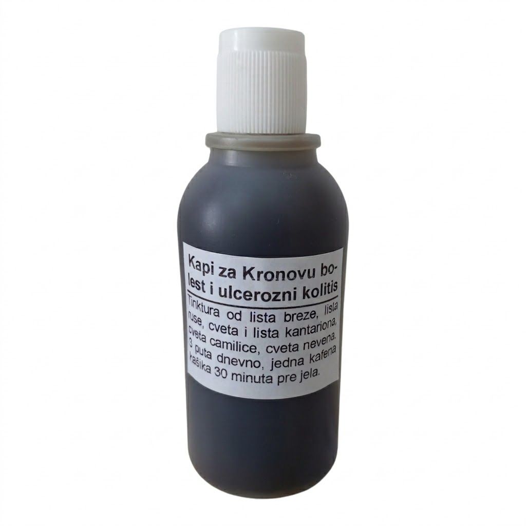 ​Kapi za Kronovu bolest i ulcerozni kolitis 100ml (Настойка против болезни Крона)