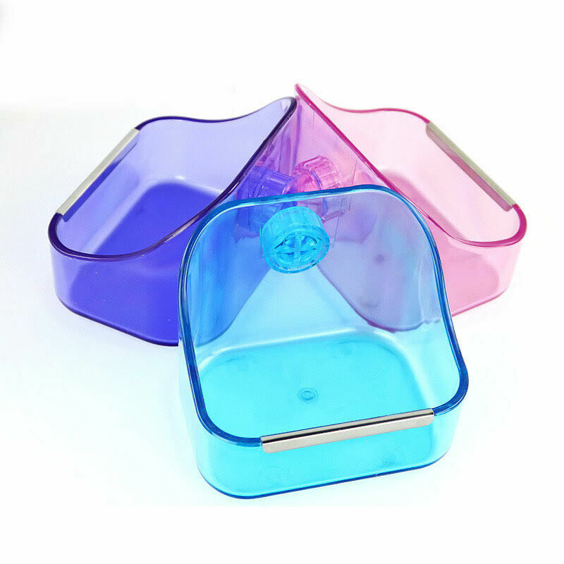 Small Animal Supplies Plastic Pet Rabbit/Guinea Pig/Galesaur/Hamster Grass/Food/Water Double Use Container/Feeder/Bowl/Dish. 