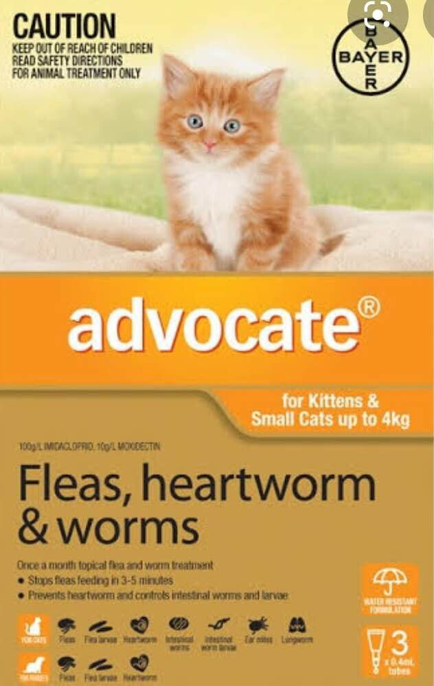 Advocate Cat 0-4kg 3pcs