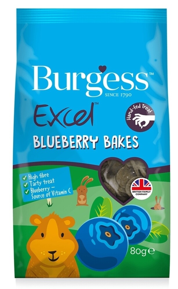 Burgess Excel Blueberry Bakes 80g Burgess Excel Blueberry Bakes 80g