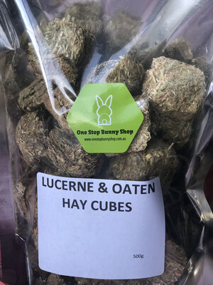 Lucerne and Oaten Hay Cubes 500g