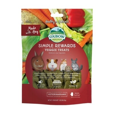 Oxbow Simple Rewards Veggie Treats 85g