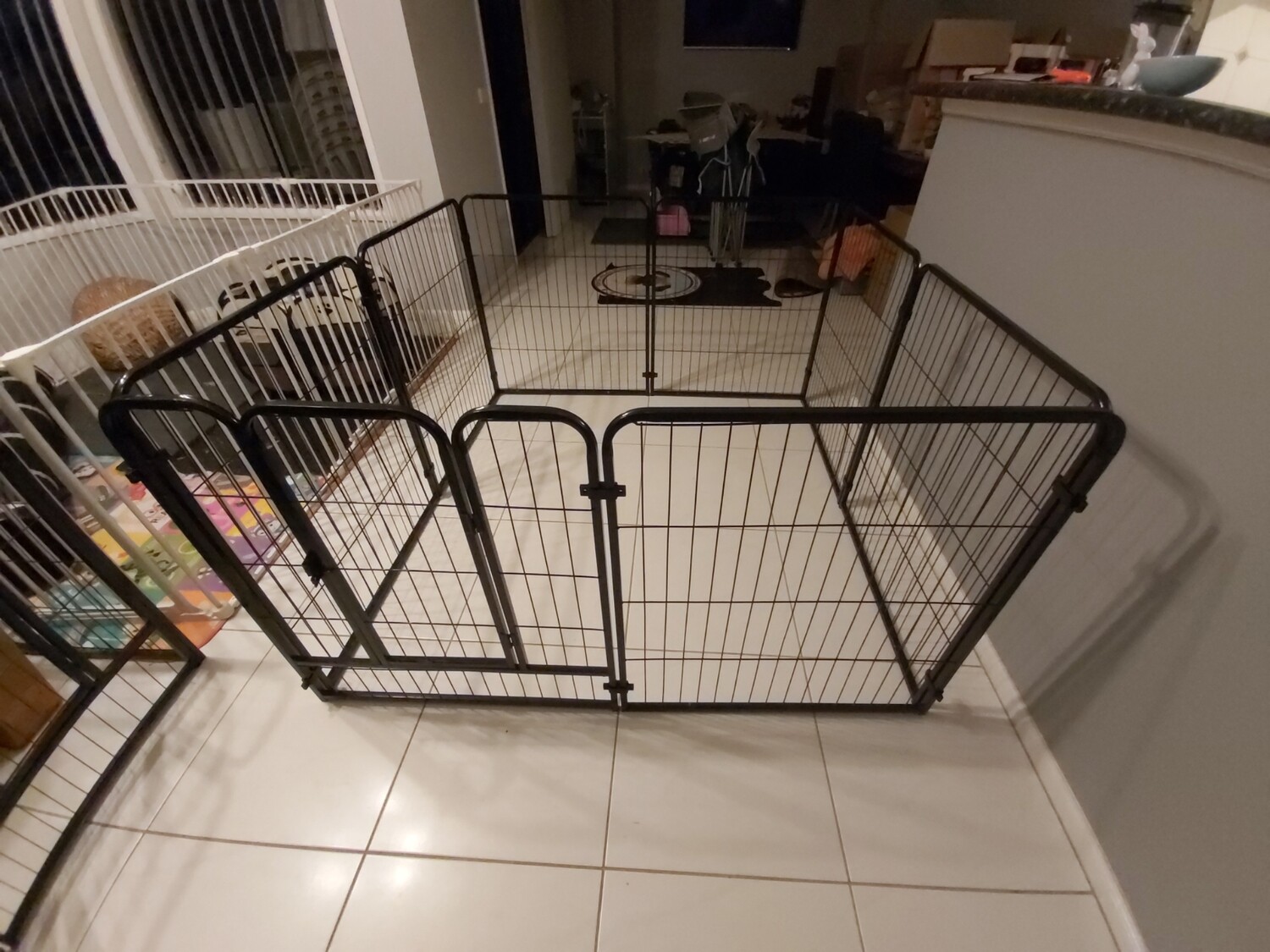 8 Panels Solid Playpen（clips with screws）