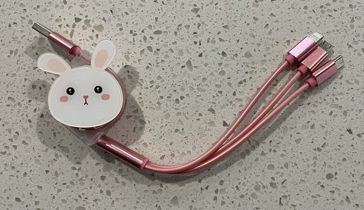 3 in 1 Bunny Phone Charger Cable