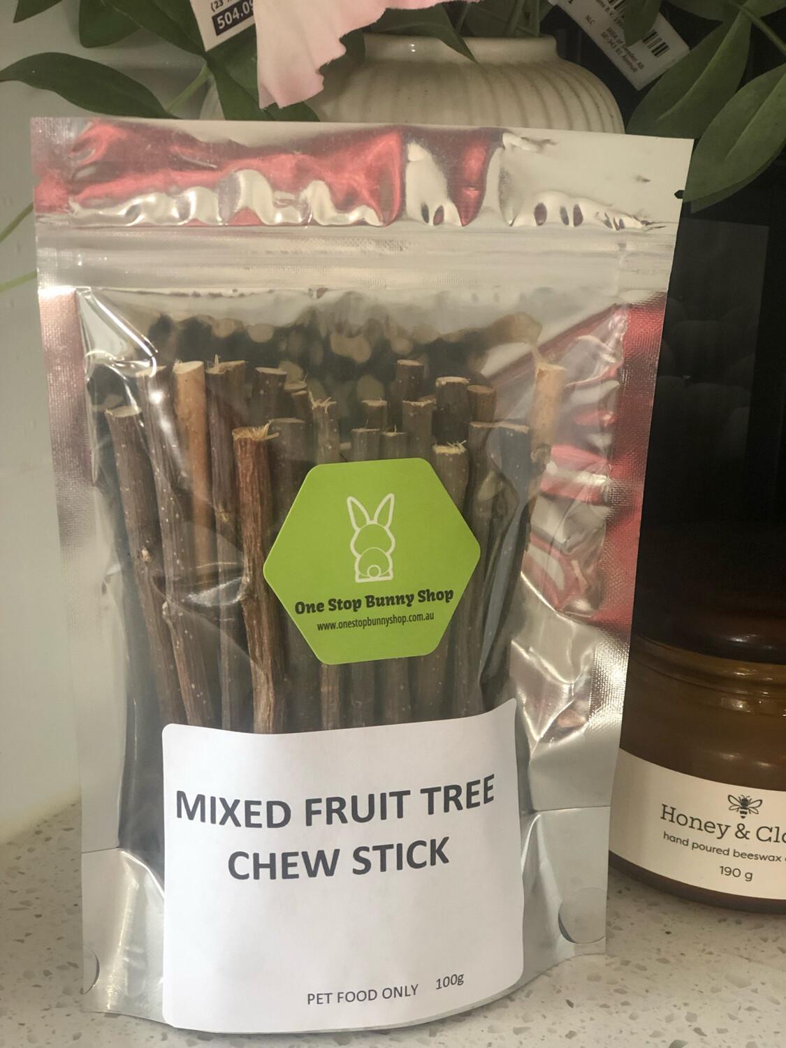 Mixed Fruit tree chew stick 100g