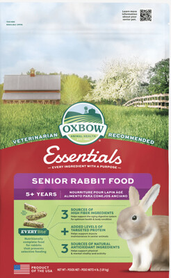Oxbow SENIOR (5+ Years) Rabbit Pellets 1.81kg (Expiry 11th July 2024)