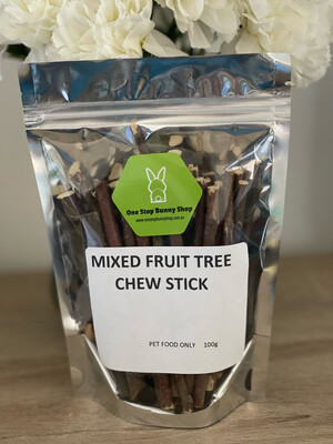 Mixed Fruit tree chew stick 100g