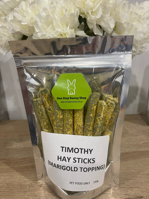 Timothy Hay Sticks (Marigold) 150g