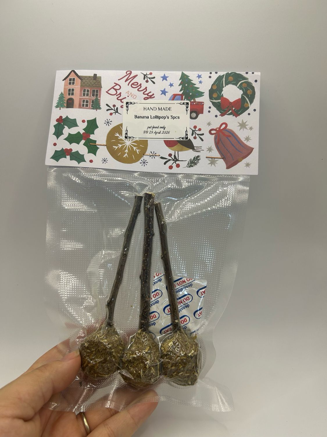 Banana Lollipops (3 Pcs)