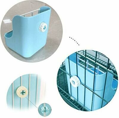 Hay and Food Feeder 2 in 1 Hay holder and Food Feeder Bowls Rabbit Guinea Pig and Other Small Animals 2 in 1