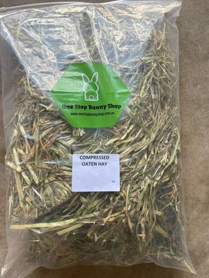 New Batch Compressed Oaten Hay 2kg (less than 80% Green)