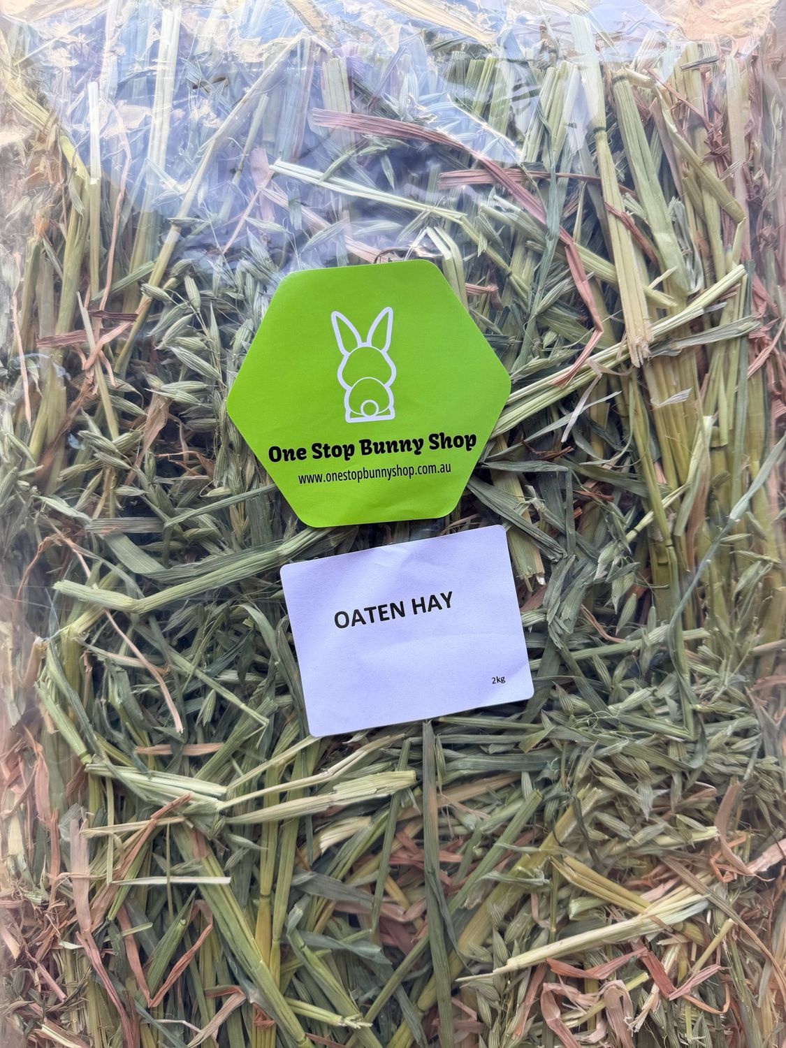 New harvest Oaten Hay 2kg (less than 90% Green)