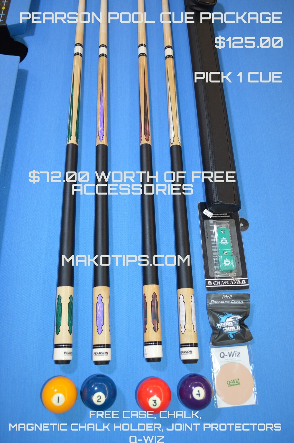 Pearson pool cue package