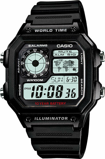 Часы Casio AE-1200WH-1A