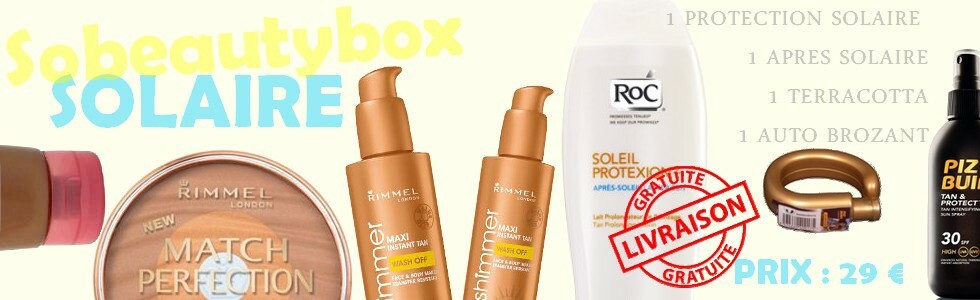 ABONNEMENT MAQUILLAGE - SO BEAUTY BOX - Spécial Solaire