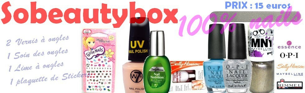ABONNEMENT MAQUILLAGE - SO BEAUTY BOX - 100% NAILS