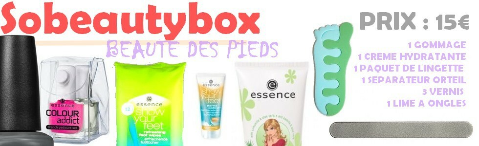 ABONNEMENT MAQUILLAGE - SO BEAUTY BOX - SPECIAL BEAUTE DES PIEDS