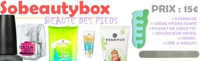 ABONNEMENT MAQUILLAGE - SO BEAUTY BOX - SPECIAL BEAUTE DES PIEDS