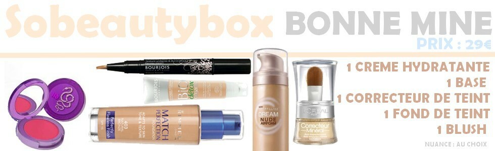 ABONNEMENT MAQUILLAGE - SO BEAUTY BOX - BONNE MINE