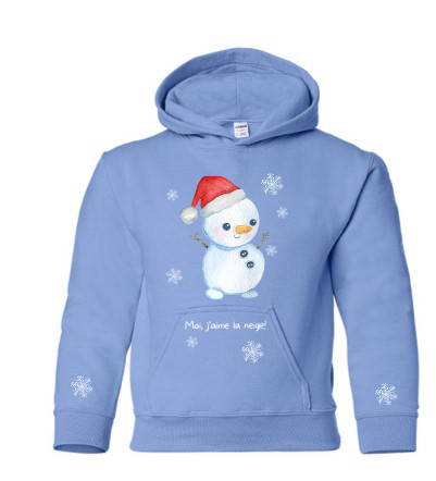 1.- Chandail de Noël à capuchon pour enfant 2