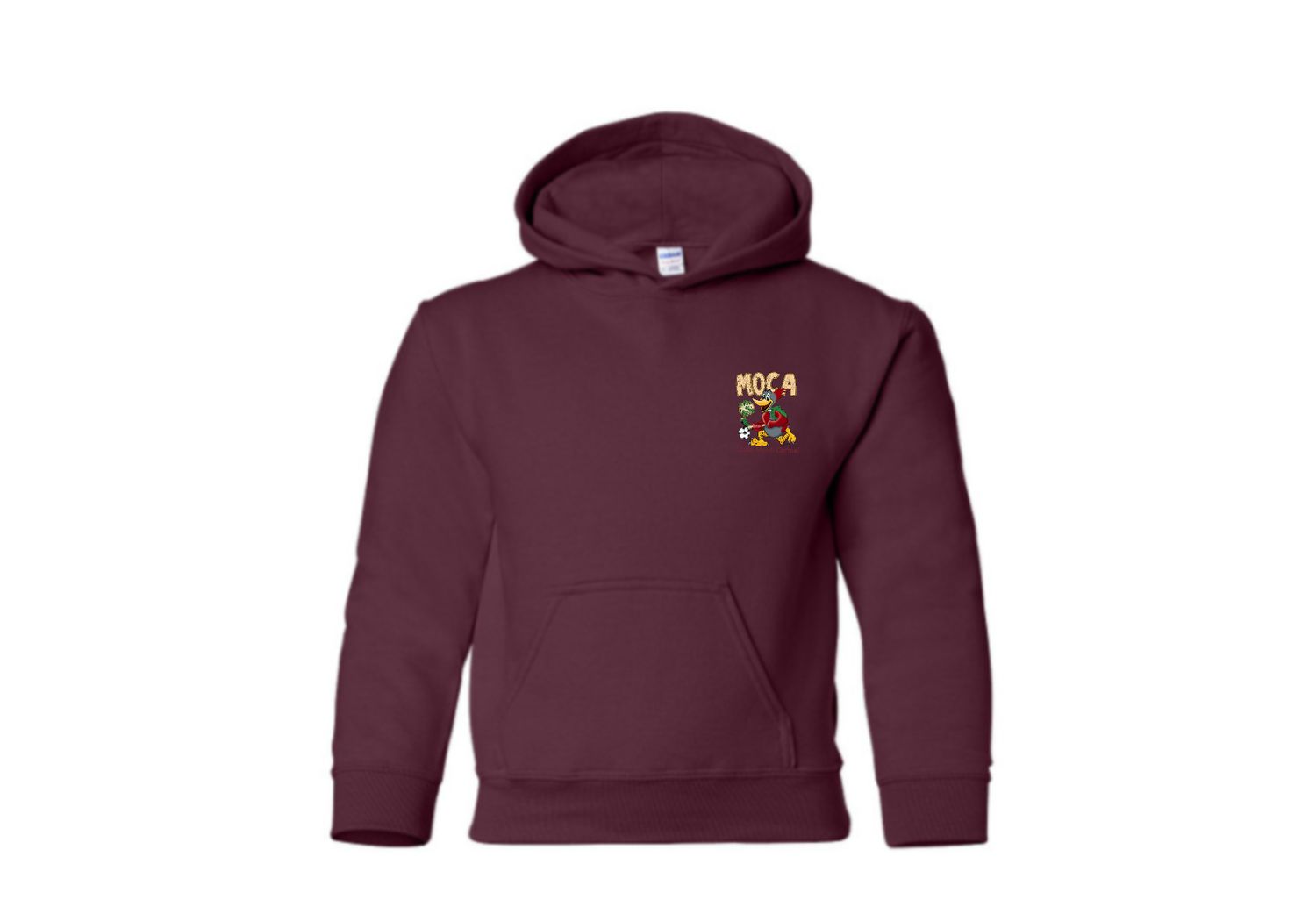 2.- Chandail à capuchon avec logo Moka ou école (enfant)