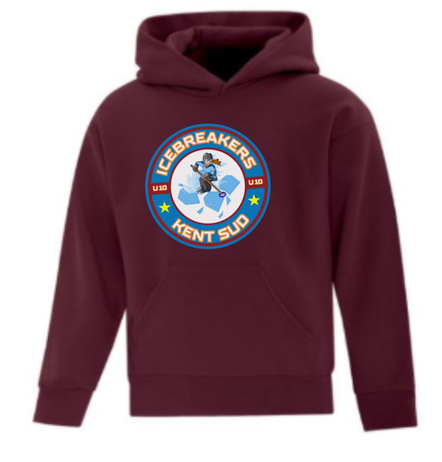 Chandail à capuchon pour enfants Icebreakers (logo 168)