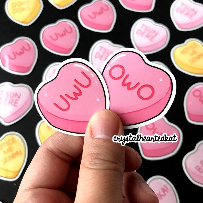 Candy Heart Sticker