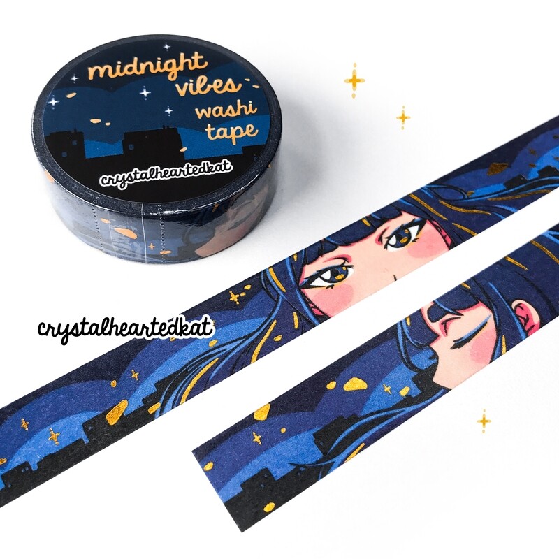 Midnight Vibes Washi Tape