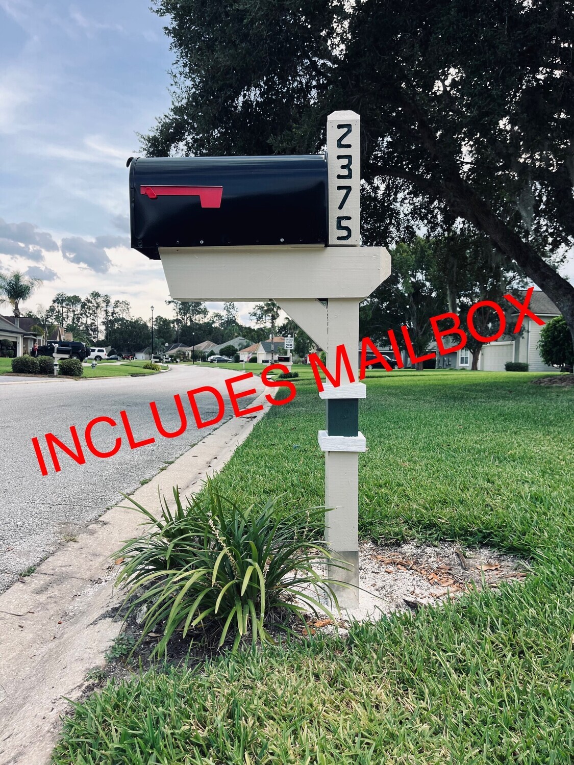 Eagle Harbor Mailbox Post &amp; Mailbox