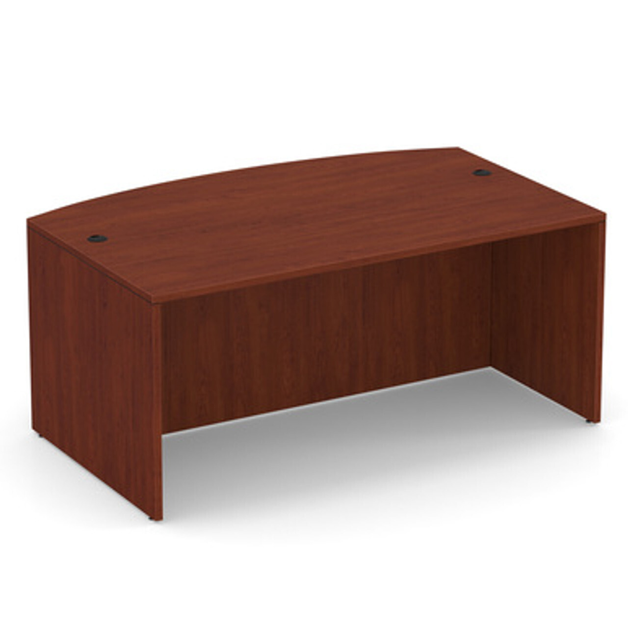 Cherry Bow Front Desk Shell