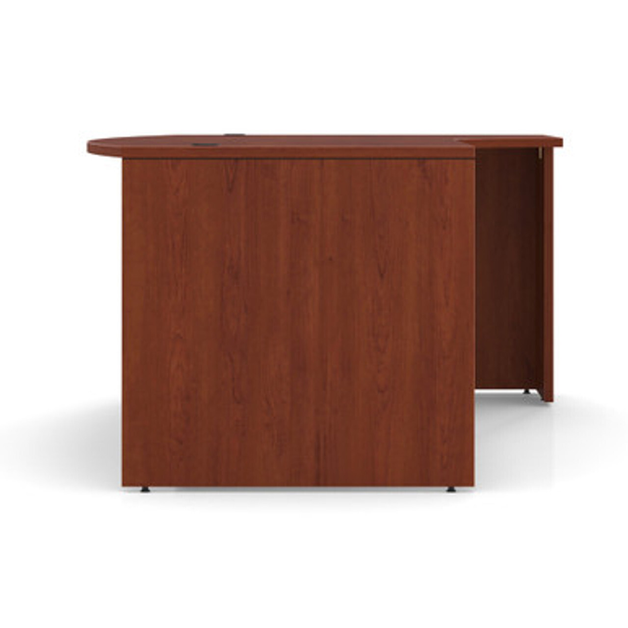 Cherry Bow Front Desk with L or R Corner Ext