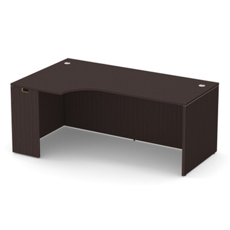 Mocha Credenza w/ Corner Ext L or R