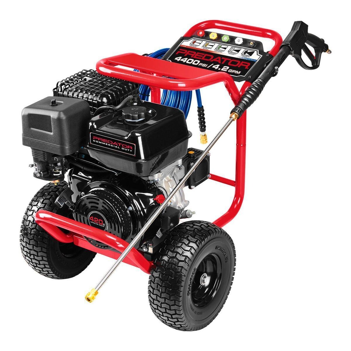 Predator 4400 psi 4.2 gpm 13 cheap hp commercial duty pressure washer carb