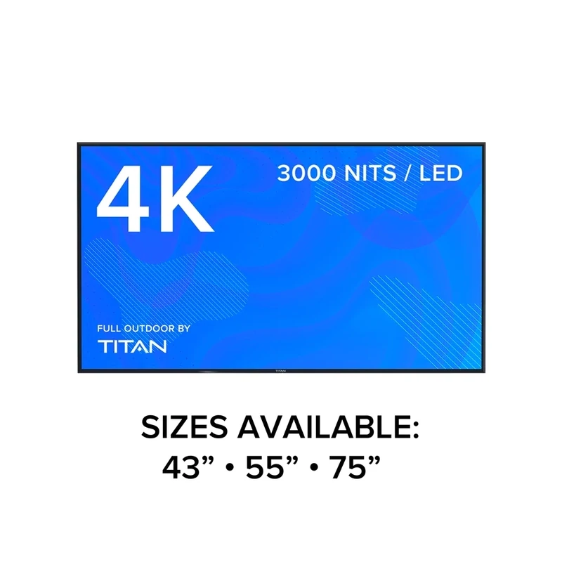 Titan Full Sun Outdoor Commercial Smart TV 4K UHD (TC-TT) Titan Full Sun Outdoor Commercial Smart TV 4K UHD (TC-TT)