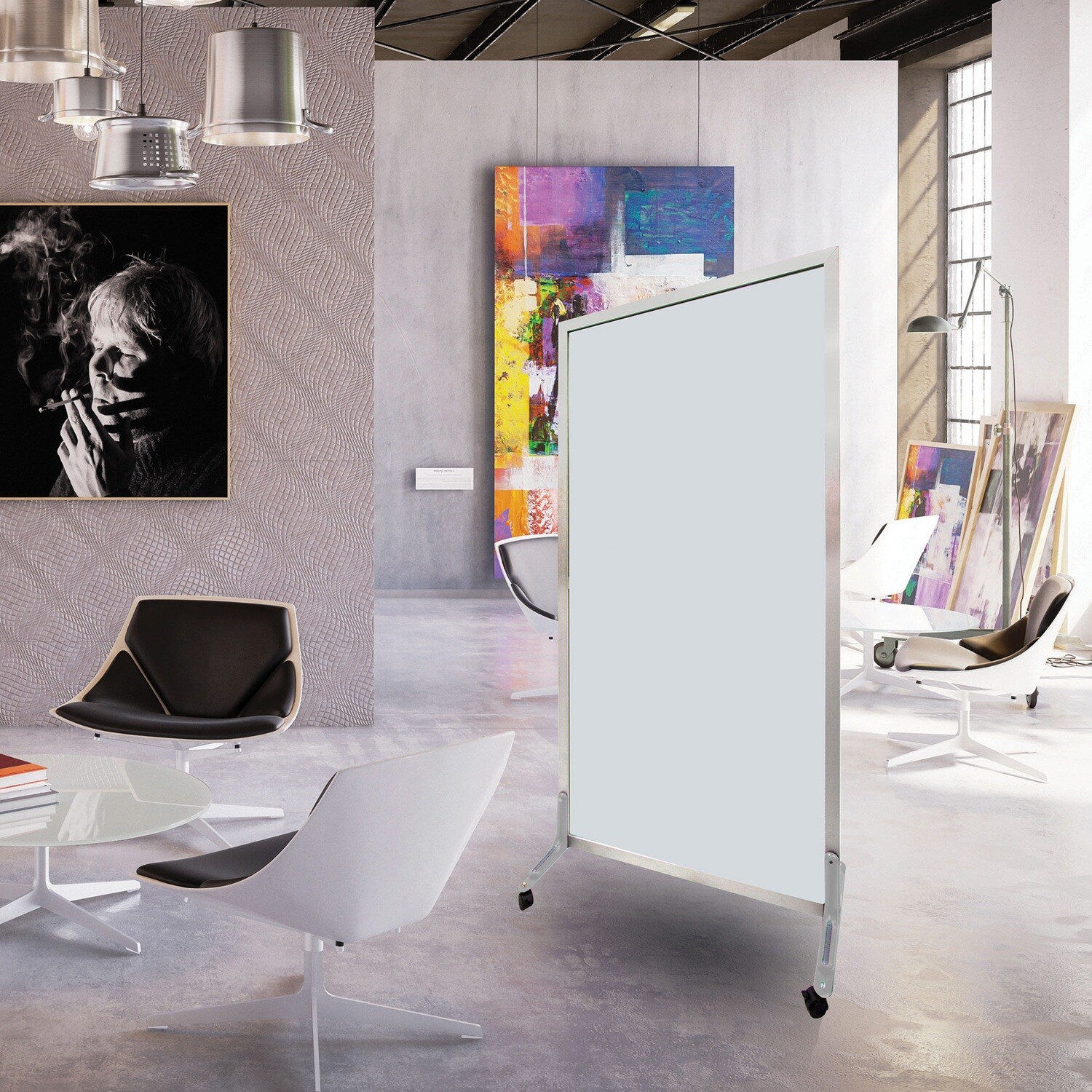 Double Sided Mobile Markerboard