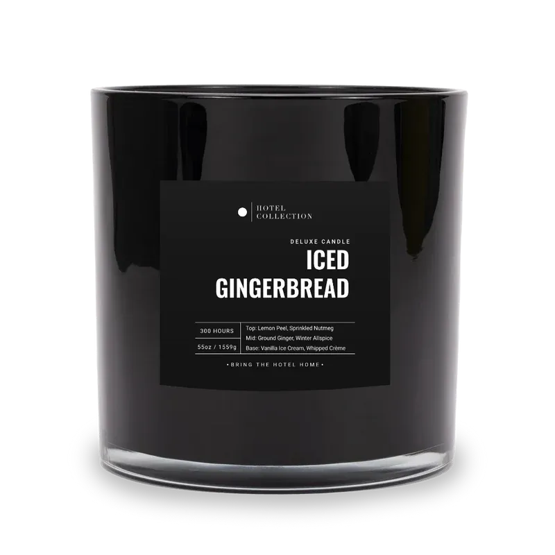 Deluxe Iced Gingerbread Candle