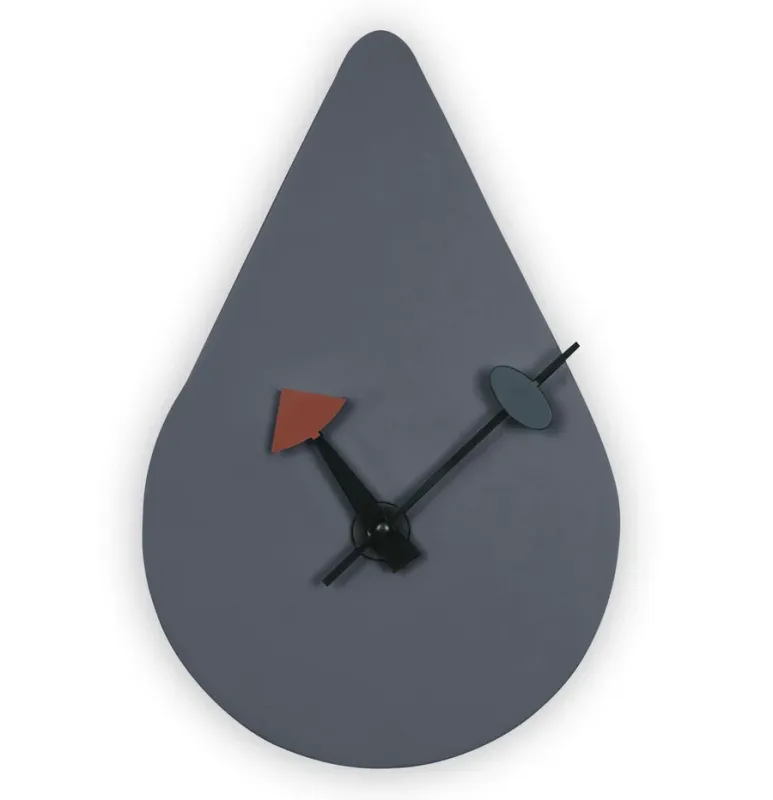 Manchester Modern Tear-Drop Silent Non-Ticking Wall Clock