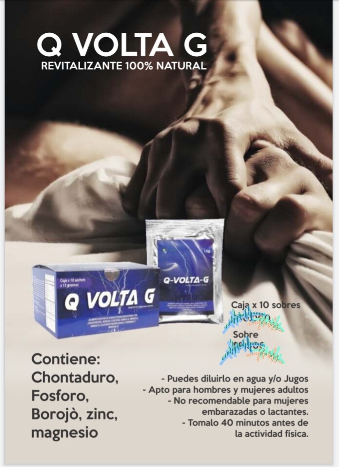 Q VOLTAGE: CAJA POR 10 SOBRES