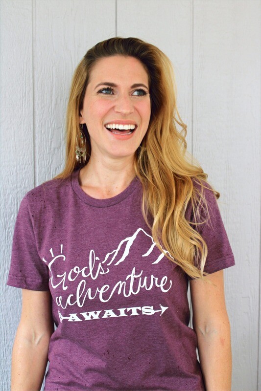 GOD&#39;S ADVENTURE AWAITS T-shirt
