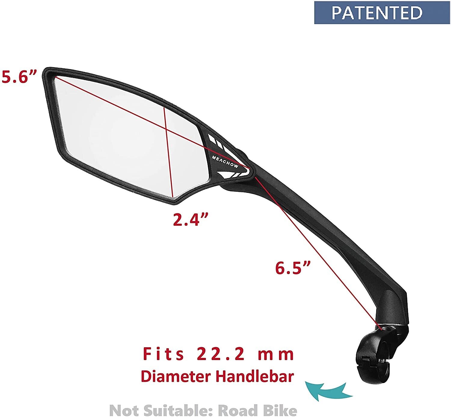 Ebike Driver's Side Mirror