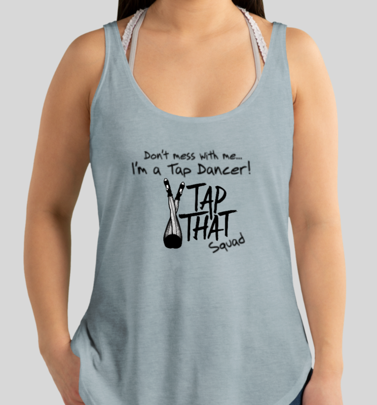 Stone wash Blue - Tap That Graphic Tank