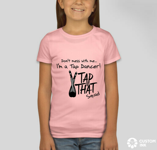 Kids Pink Tap That Graphic Tee