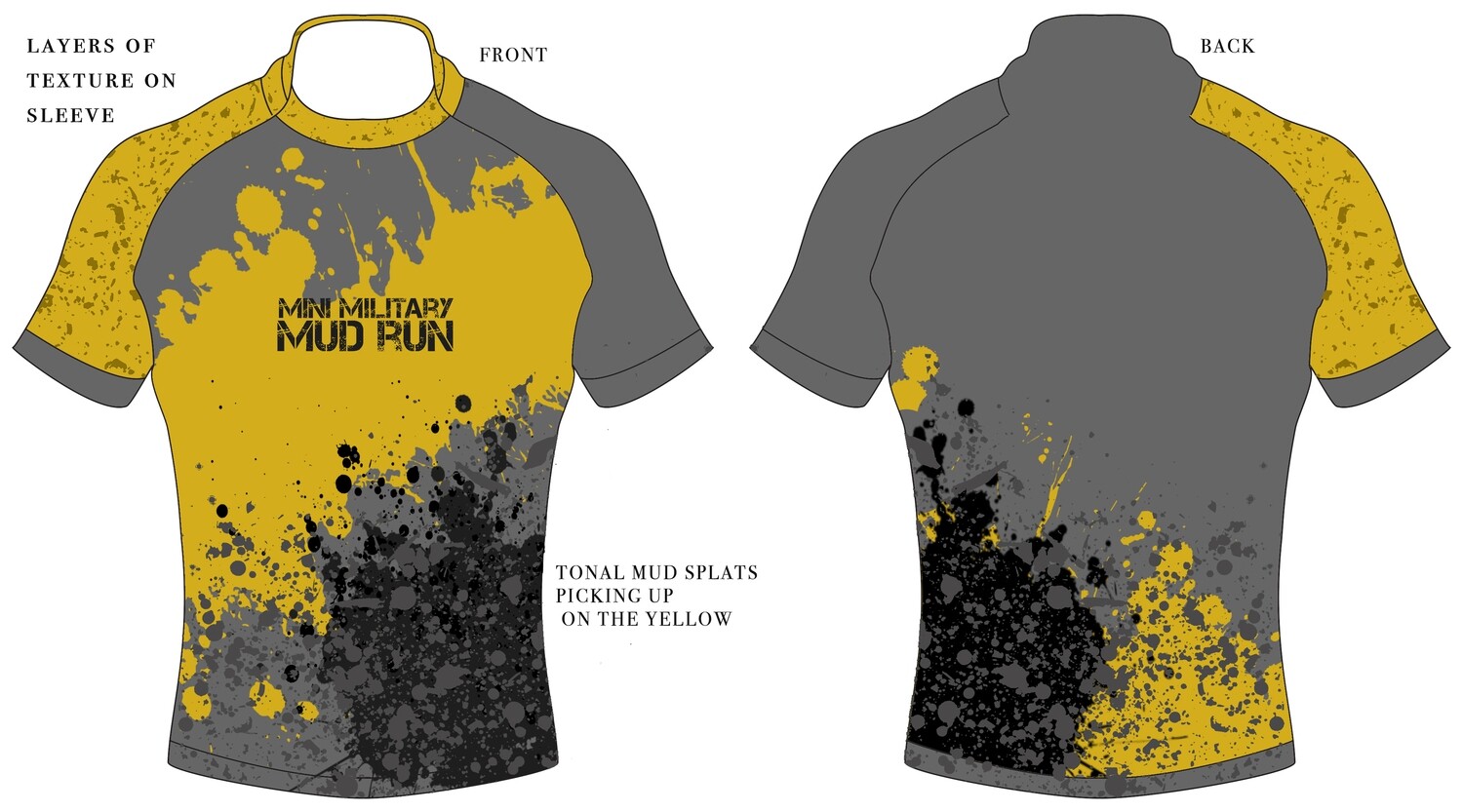 New 2019 Mini Mud Run Sublimated Tech T Shirts