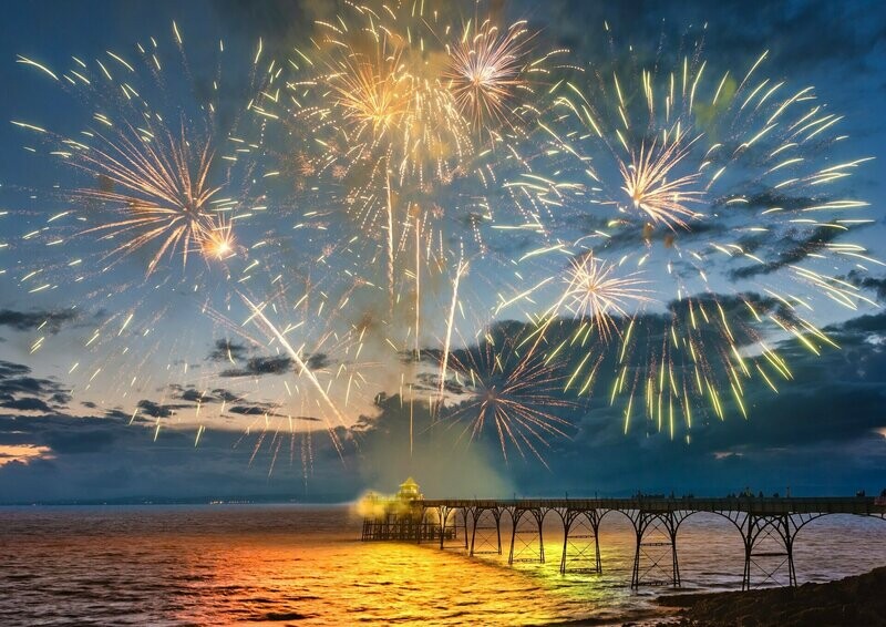 Clevedon Pier 150th Birthday Fireworks - Available Options Below