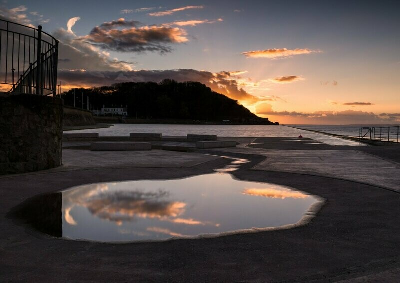Little Pool Sunset Reflections  - Available Options Below