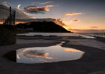 Little Pool Sunset Reflections  - Available Options Below
