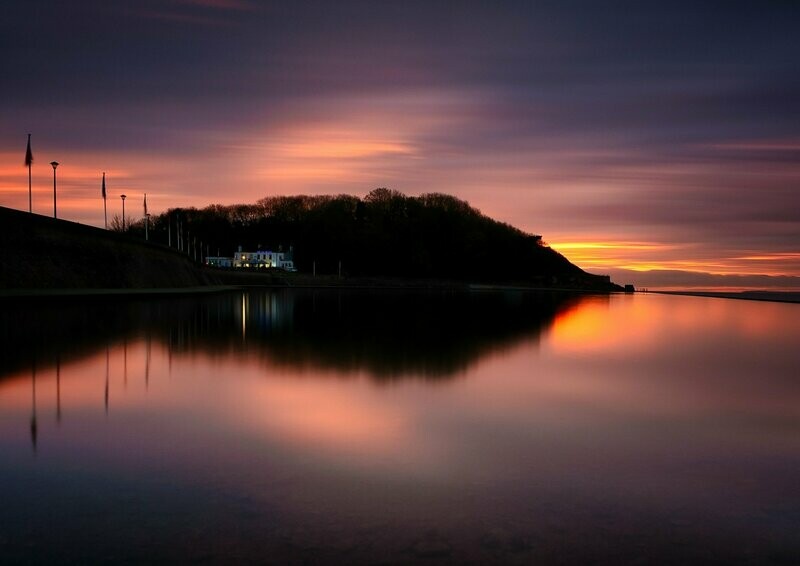 Calm Sunset over the lake  - Available Options Below